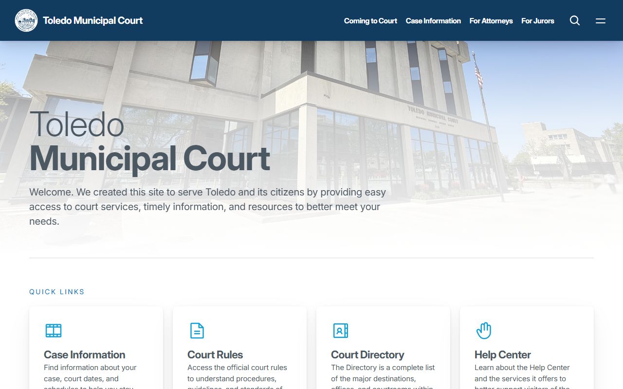 Toledo divorce decree Toledo Municipal Court website