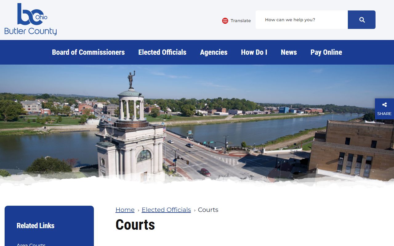 Butler County divorce decree court of common pleas