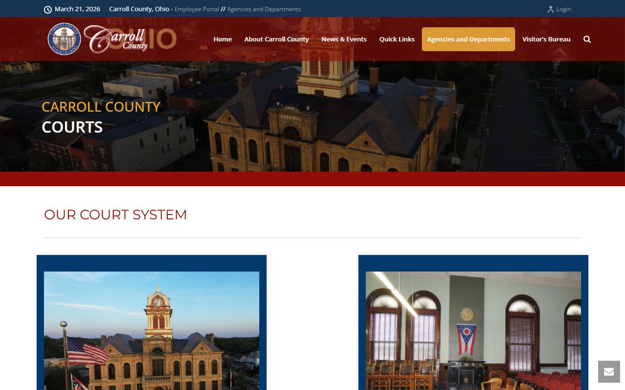 Carroll County divorce decree court of common pleas