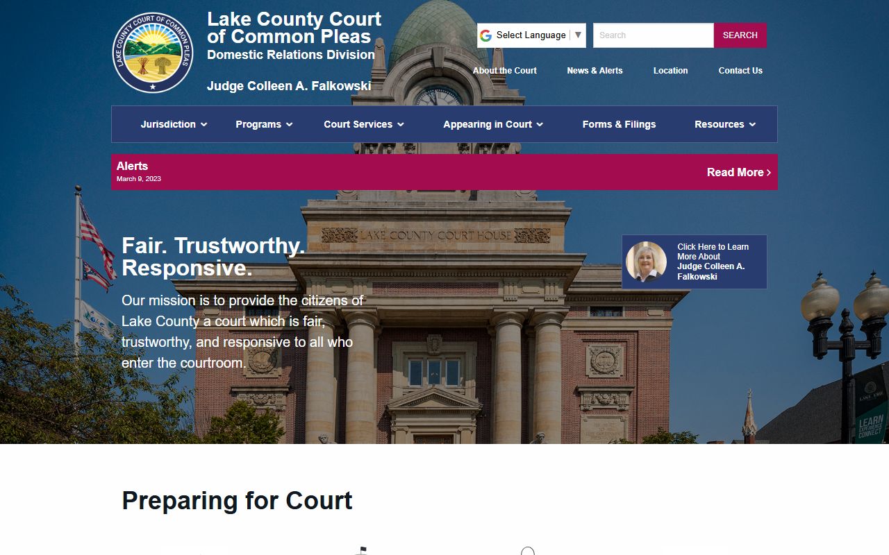 Lake County divorce decree court domestic relations