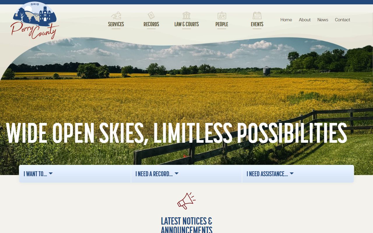 Perry County divorce decree clerk of courts office