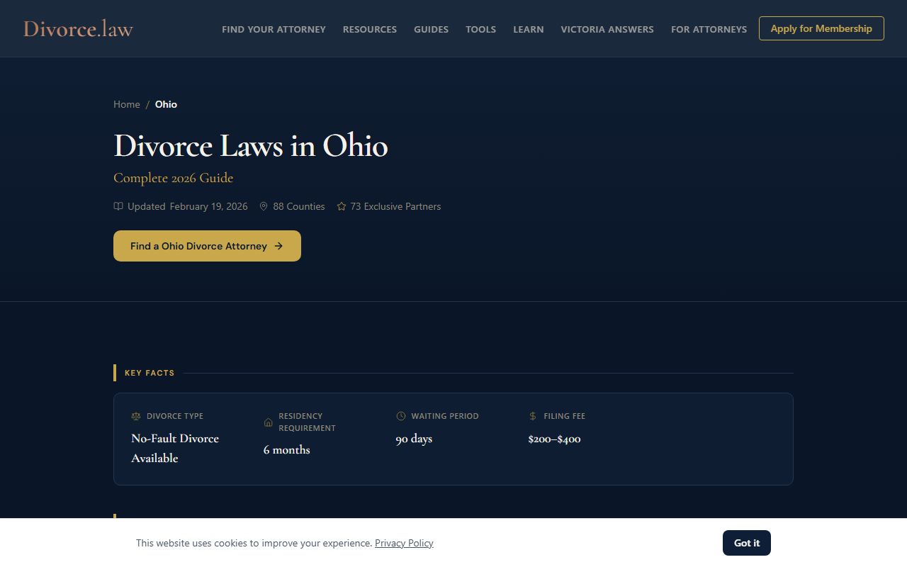 Ohio divorce decree law guide